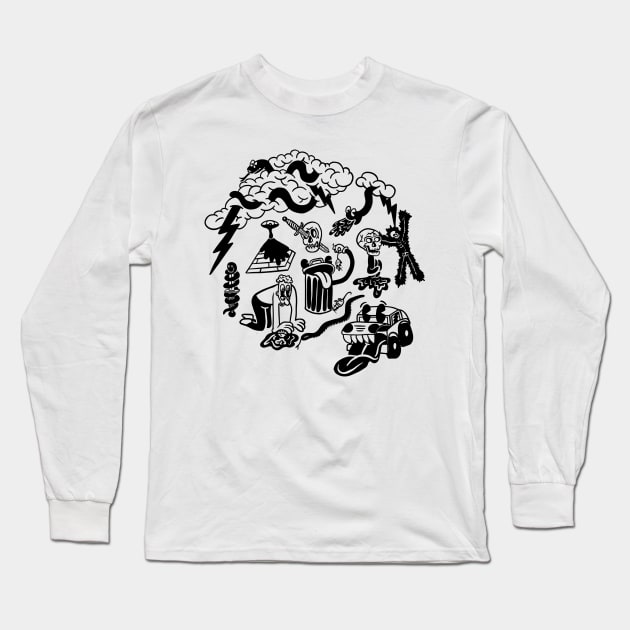 Brainstorm 01 Long Sleeve T-Shirt by Brian_John_Park